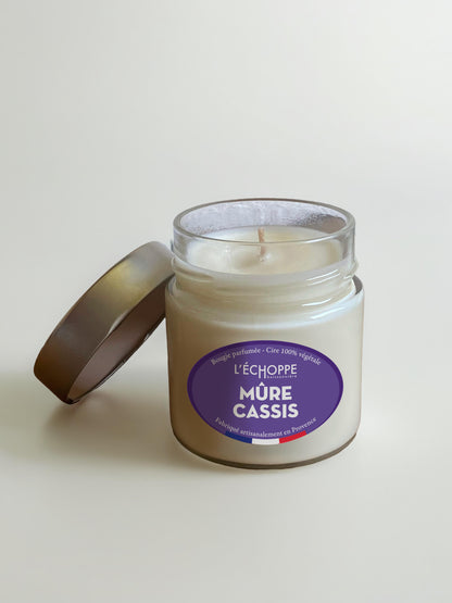 Mûre Cassis - Bougie parfumée 180g
