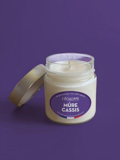 Mûre Cassis - Bougie parfumée 180g
