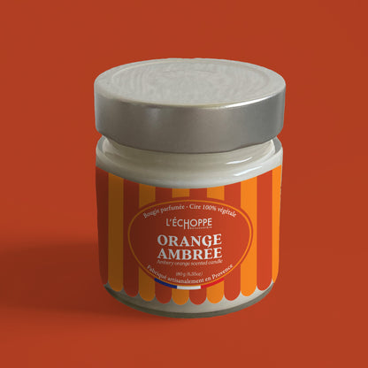 Orange Ambrée - Bougie parfumée 180g