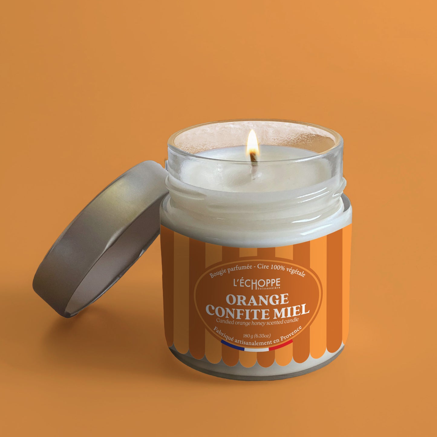 Orange Confite Miel - Bougie parfumée 180g