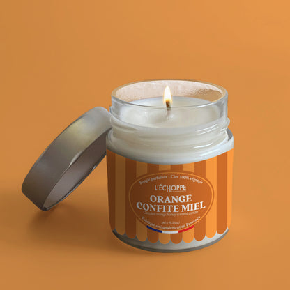 Orange Confite Miel - Bougie parfumée 180g