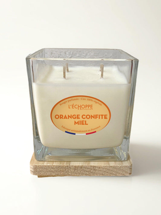 Orange Confite Miel - Bougie parfumée 400g