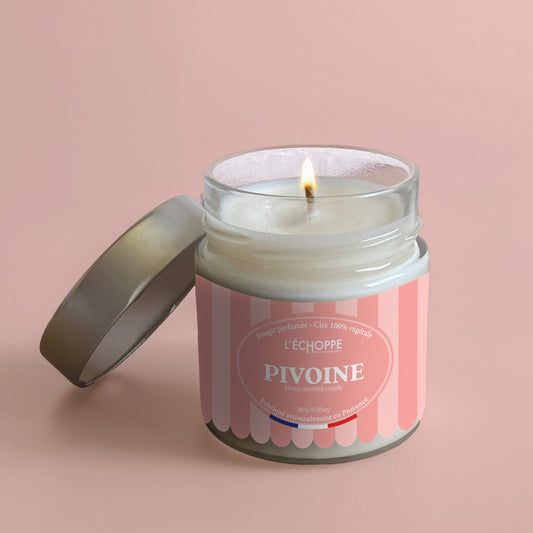 Pivoine - Bougie parfumée 180g
