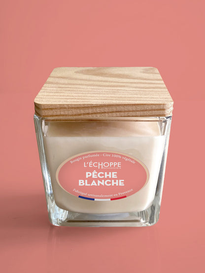 Pêche Blanche - Bougie parfumée 190g