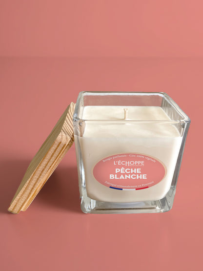 Pêche Blanche - Bougie parfumée 190g
