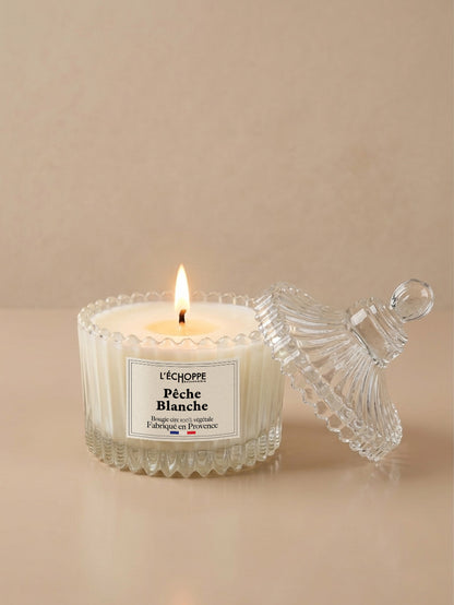 Pêche Blanche - Bougie parfumée 70g