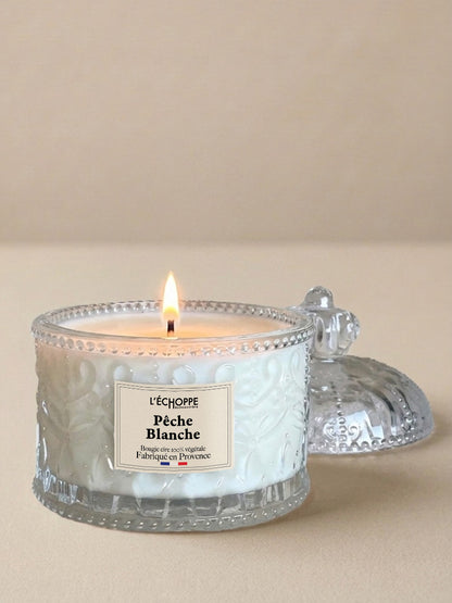 Pêche Blanche - Bougie parfumée 180g