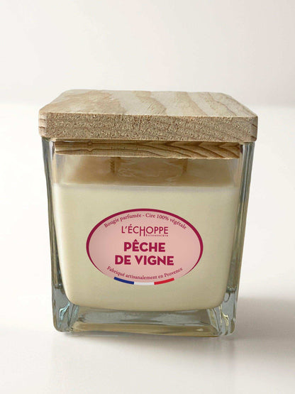 Pêche de Vigne - Bougie parfumée 400g