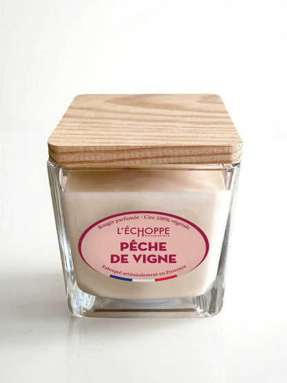 Pêche de Vigne - Bougie parfumée 190g