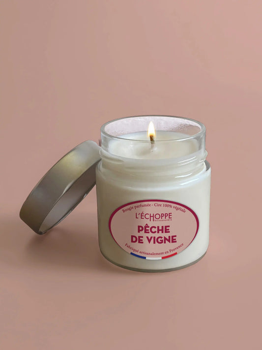 Pêche de Vigne - Bougie parfumée 180g