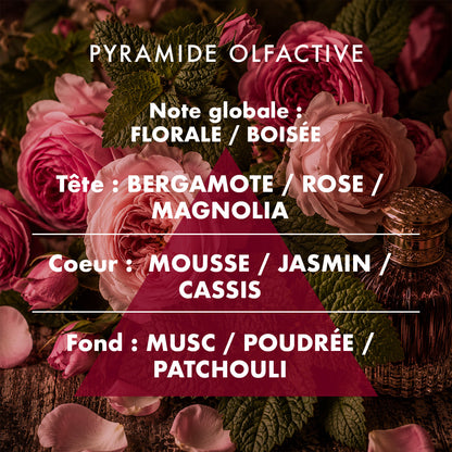 Rose Patchouli - Scented candle 190g