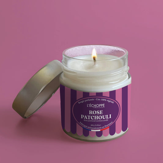 Rose Patchouli - Scented candle 180g