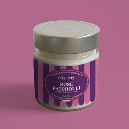 Rose Patchouli - Scented candle 180g
