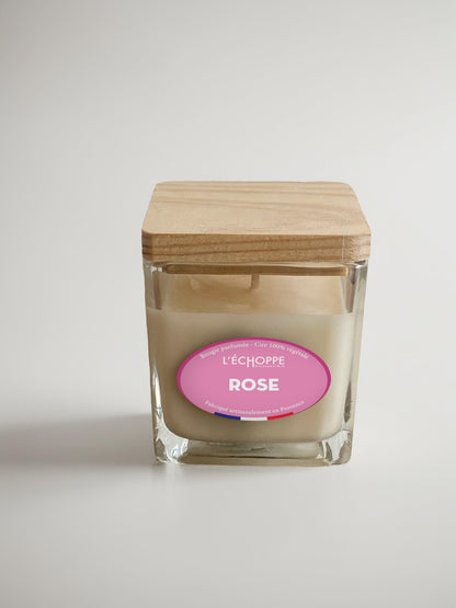Rose - Bougie parfumée 85g