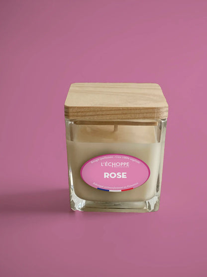 Rose - Bougie parfumée 85g
