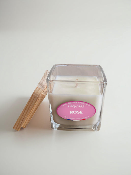 Rose - Bougie parfumée 85g
