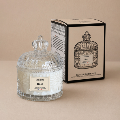 Rose - Bougie parfumée 180g