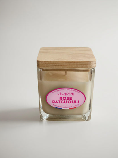 Rose Patchouli - Bougie parfumée 85g