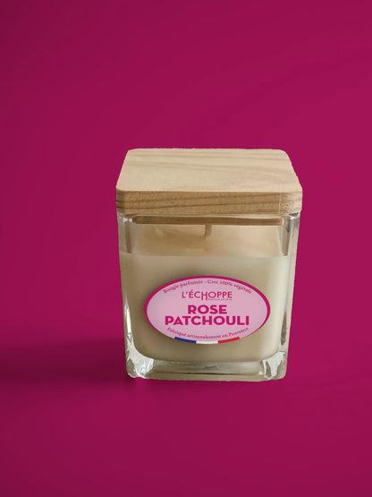 Rose Patchouli - Bougie parfumée 85g