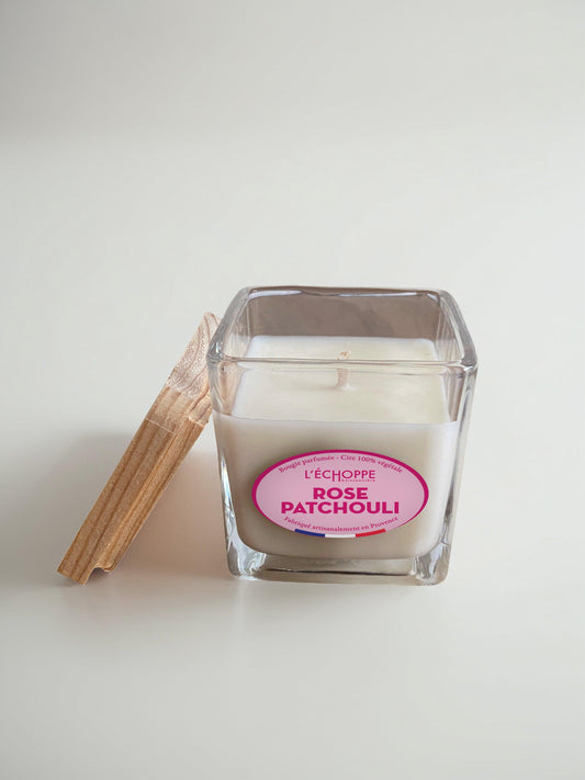 Rose Patchouli - Bougie parfumée 85g