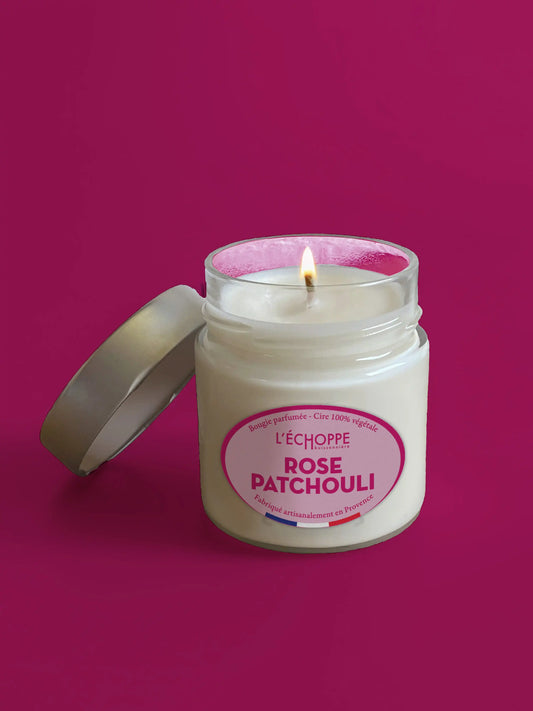 Rose Patchouli - Bougie parfumée 180g