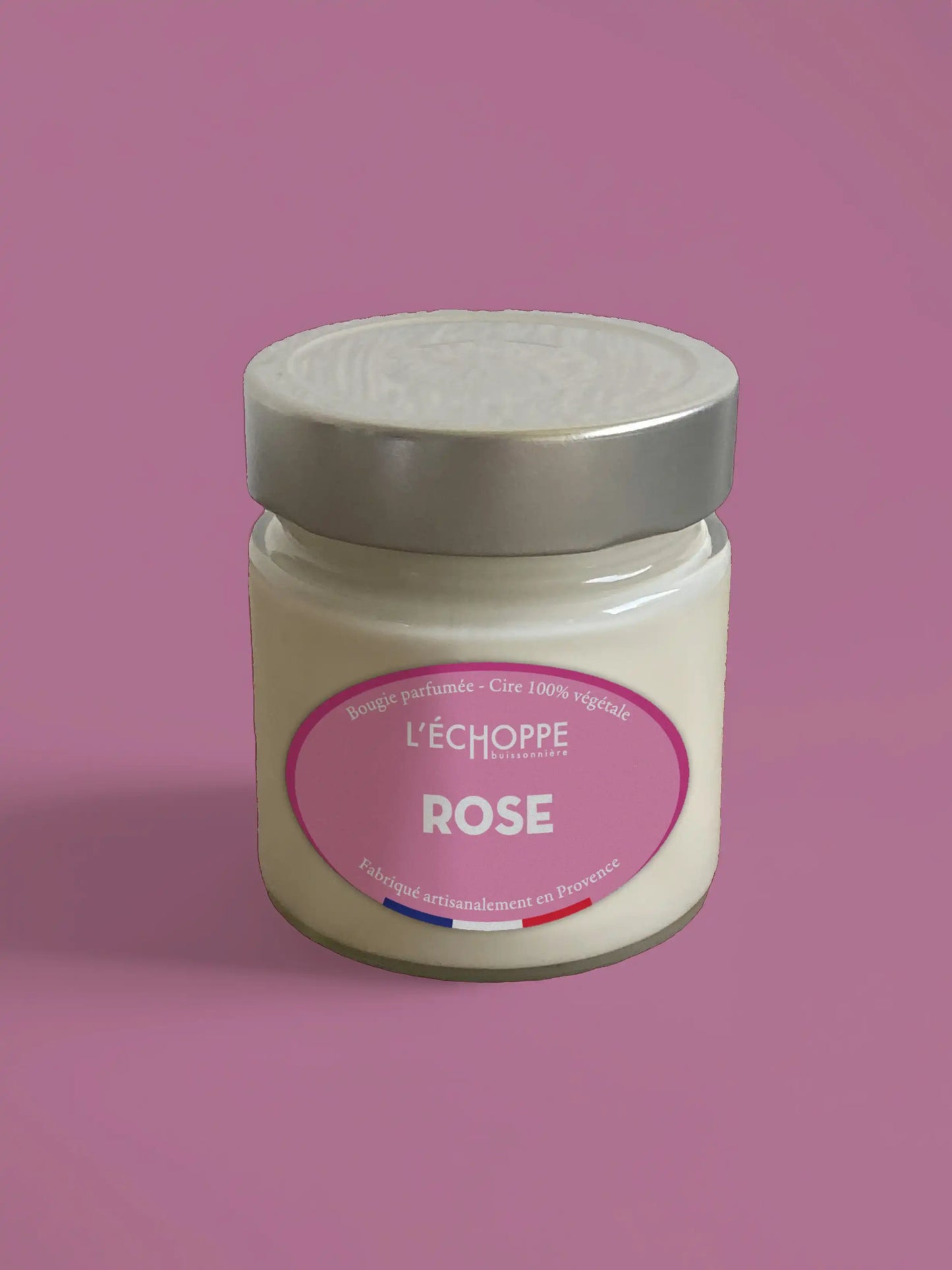 Rose - Bougie parfumée 180g