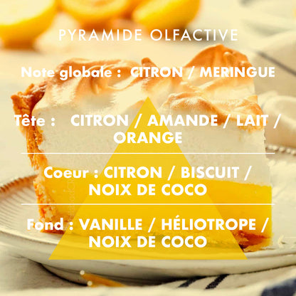 Tarte Citron Meringuée - Bougie parfumée 190g