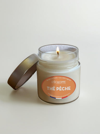 Thé Pêche - Bougie parfumée 180g