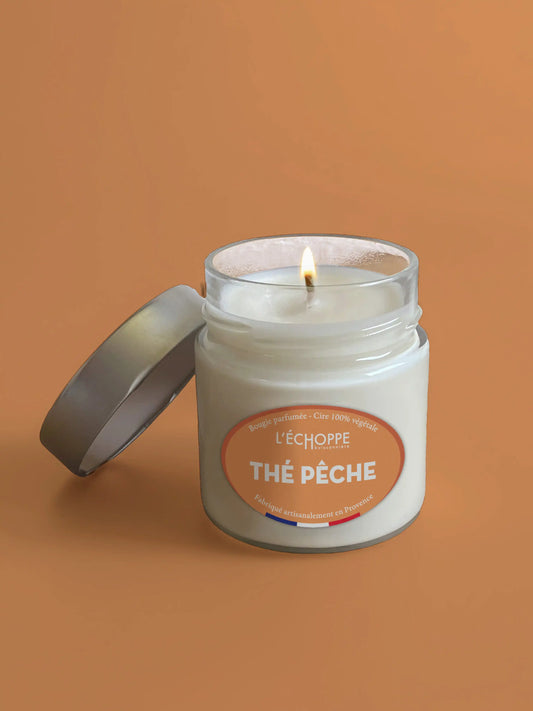 Thé Pêche - Bougie parfumée 180g