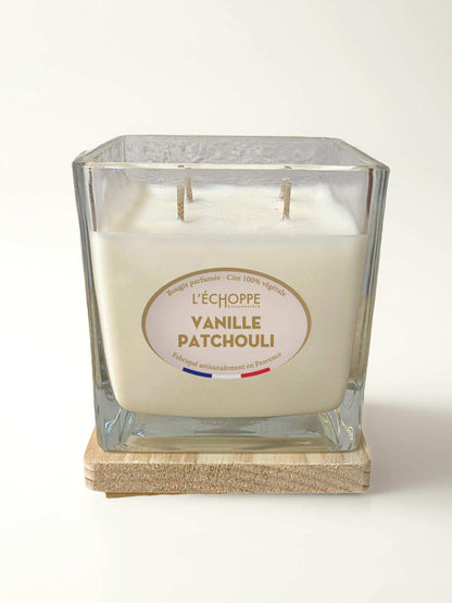 Vanille Patchouli - Bougie parfumée 400g